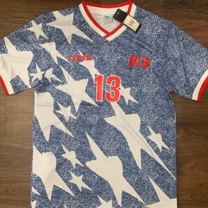 Adidas USMNT USA Cobi Jones World Cup 1994 Soccer Football Jersey
